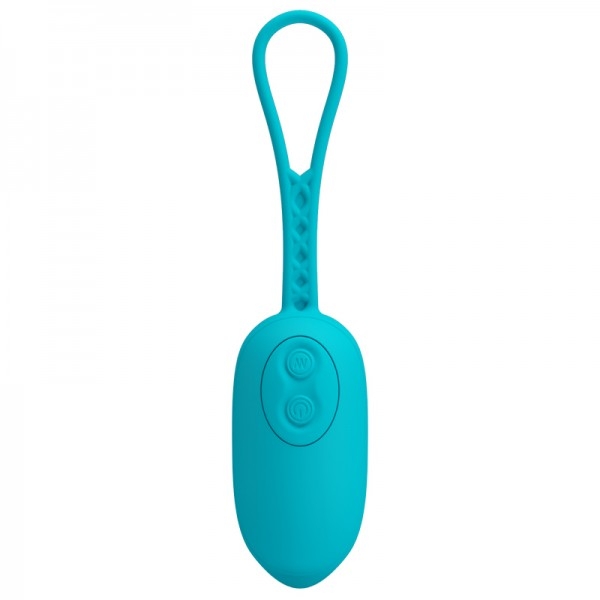 Виброяйцо "Pretty Love Cedric" бирюзовое 